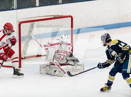 Thumbnail 2 in St. John's vs St. Mary's (MIAA Division 1A Play-In) photogallery.