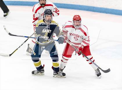 Thumbnail 3 in St. John's vs St. Mary's (MIAA Division 1A Play-In) photogallery.