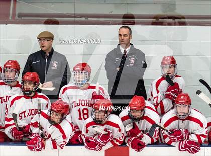 Thumbnail 3 in St. John's vs St. Mary's (MIAA Division 1A Play-In) photogallery.