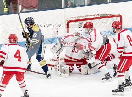 Thumbnail 3 in St. John's vs St. Mary's (MIAA Division 1A Play-In) photogallery.