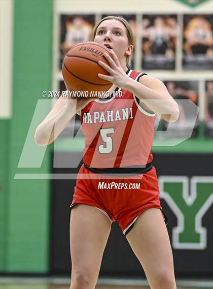 Thumbnail 2 in Wapahani vs Daleville (Delaware County Tournament)  photogallery.