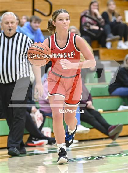 Thumbnail 2 in Wapahani vs Daleville (Delaware County Tournament)  photogallery.