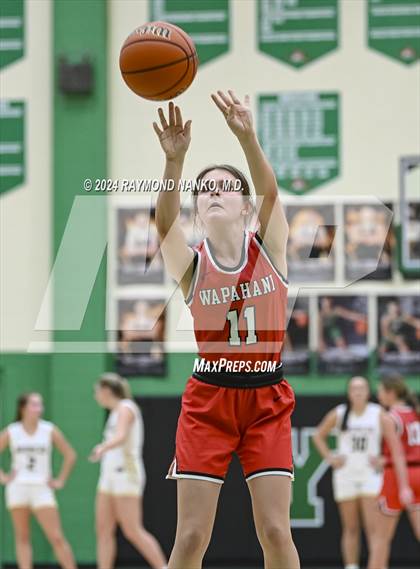 Thumbnail 2 in Wapahani vs Daleville (Delaware County Tournament)  photogallery.