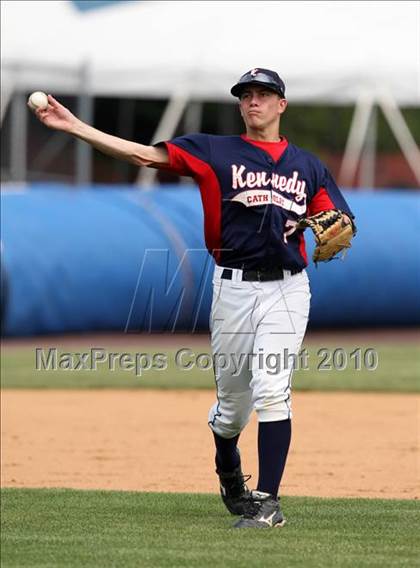 Thumbnail 2 in Kennedy Catholic vs. Saratoga Central Catholic (NYSPHSAA Class B Semifinal) photogallery.