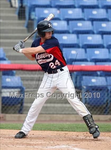 Thumbnail 2 in Kennedy Catholic vs. Saratoga Central Catholic (NYSPHSAA Class B Semifinal) photogallery.