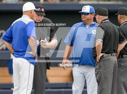 Thumbnail 2 in Corsicana vs. Midlothian Game 1 (UIL 5A Regional Final) photogallery.
