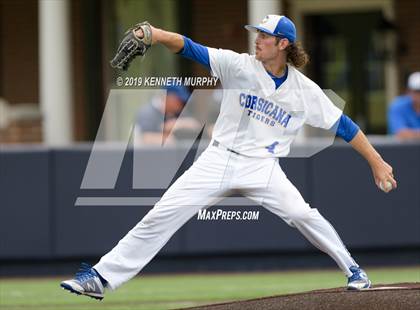 Thumbnail 2 in Corsicana vs. Midlothian Game 1 (UIL 5A Regional Final) photogallery.