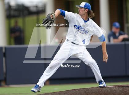 Thumbnail 2 in Corsicana vs. Midlothian Game 1 (UIL 5A Regional Final) photogallery.