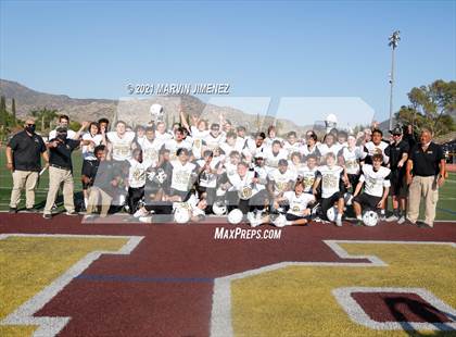 Thumbnail 3 in JV: Simi Valley vs. Oak Park photogallery.
