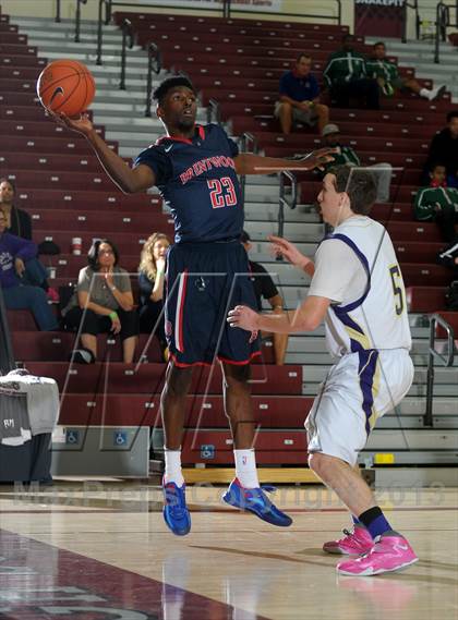 Thumbnail 1 in Brentwood School vs. Bradshaw Christian (MaxPreps Holiday Classic) photogallery.