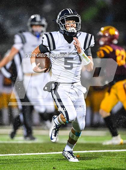 Thumbnail 1 in Cardinal Newman vs. Marin Catholic (CIF NCS D4 Final) photogallery.