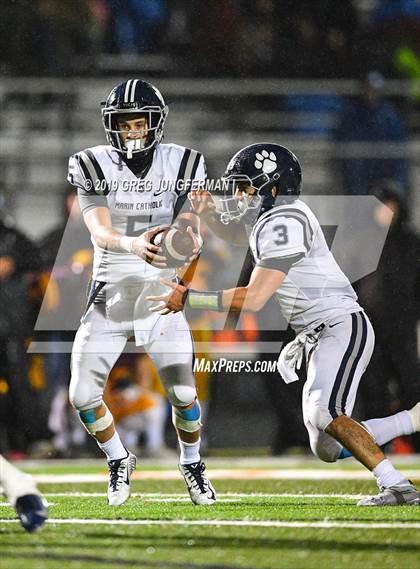 Thumbnail 2 in Cardinal Newman vs. Marin Catholic (CIF NCS D4 Final) photogallery.