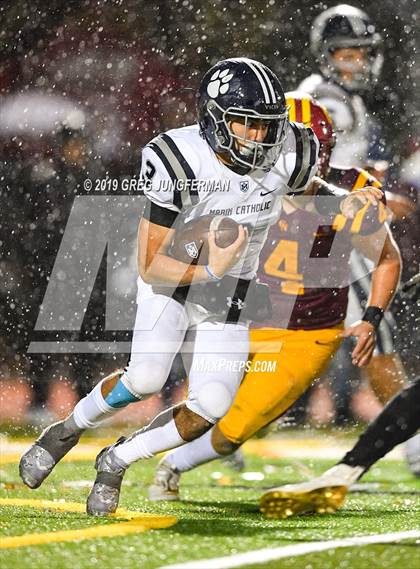 Thumbnail 1 in Cardinal Newman vs. Marin Catholic (CIF NCS D4 Final) photogallery.