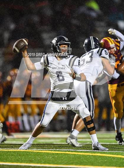 Thumbnail 1 in Cardinal Newman vs. Marin Catholic (CIF NCS D4 Final) photogallery.