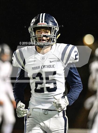 Thumbnail 2 in Cardinal Newman vs. Marin Catholic (CIF NCS D4 Final) photogallery.