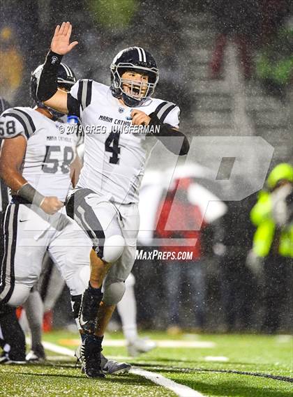 Thumbnail 3 in Cardinal Newman vs. Marin Catholic (CIF NCS D4 Final) photogallery.