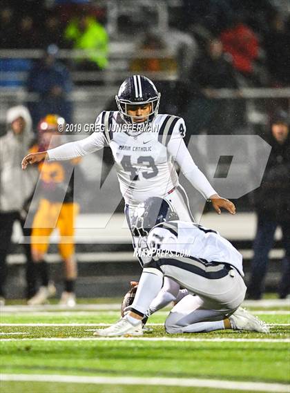 Thumbnail 1 in Cardinal Newman vs. Marin Catholic (CIF NCS D4 Final) photogallery.