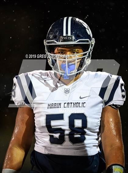 Thumbnail 3 in Cardinal Newman vs. Marin Catholic (CIF NCS D4 Final) photogallery.