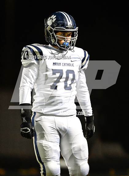Thumbnail 3 in Cardinal Newman vs. Marin Catholic (CIF NCS D4 Final) photogallery.