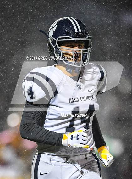 Thumbnail 2 in Cardinal Newman vs. Marin Catholic (CIF NCS D4 Final) photogallery.