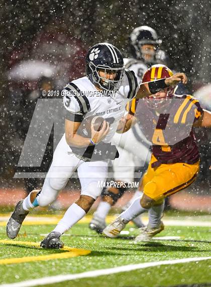 Thumbnail 3 in Cardinal Newman vs. Marin Catholic (CIF NCS D4 Final) photogallery.