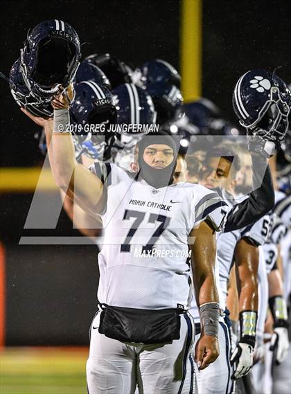Thumbnail 1 in Cardinal Newman vs. Marin Catholic (CIF NCS D4 Final) photogallery.