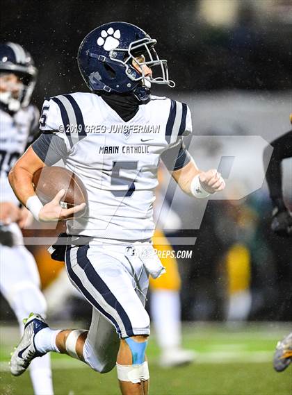 Thumbnail 2 in Cardinal Newman vs. Marin Catholic (CIF NCS D4 Final) photogallery.