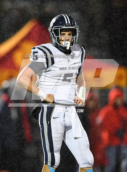 Thumbnail 2 in Cardinal Newman vs. Marin Catholic (CIF NCS D4 Final) photogallery.