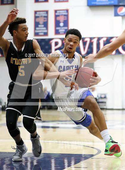 Thumbnail 1 in Capital Christian vs. Bishop O'Dowd (MaxPreps/DLS MLK Jr. Classic) photogallery.