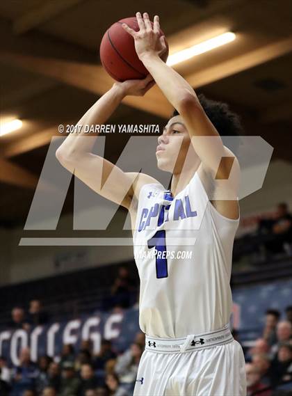 Thumbnail 3 in Capital Christian vs. Bishop O'Dowd (MaxPreps/DLS MLK Jr. Classic) photogallery.