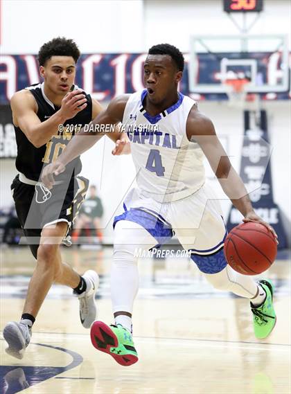 Thumbnail 1 in Capital Christian vs. Bishop O'Dowd (MaxPreps/DLS MLK Jr. Classic) photogallery.