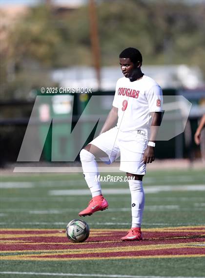 Thumbnail 3 in Sahuaro vs Mica Mountain (Brandon Bean Soccer Tournament) photogallery.