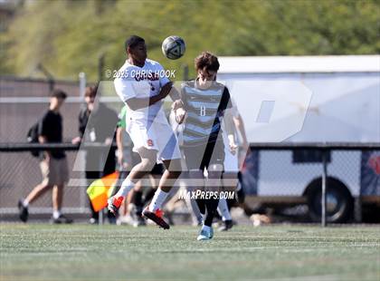 Thumbnail 2 in Sahuaro vs Mica Mountain (Brandon Bean Soccer Tournament) photogallery.