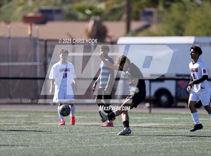 Thumbnail 1 in Sahuaro vs Mica Mountain (Brandon Bean Soccer Tournament) photogallery.