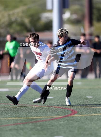 Thumbnail 3 in Sahuaro vs Mica Mountain (Brandon Bean Soccer Tournament) photogallery.