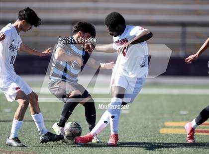 Thumbnail 2 in Sahuaro vs Mica Mountain (Brandon Bean Soccer Tournament) photogallery.