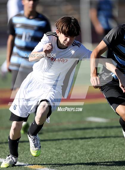 Thumbnail 3 in Sahuaro vs Mica Mountain (Brandon Bean Soccer Tournament) photogallery.