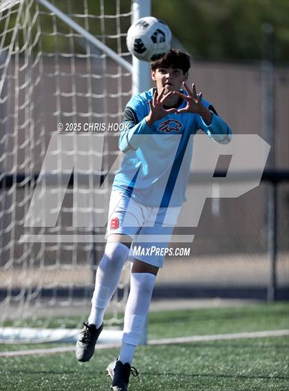 Thumbnail 2 in Sahuaro vs Mica Mountain (Brandon Bean Soccer Tournament) photogallery.