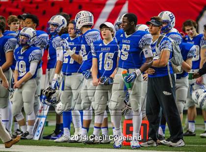 Thumbnail 1 in Eagle's Landing Christian Academy vs. Mount Paran Christian (GHSA 1A Private Final) photogallery.
