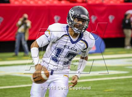 Thumbnail 1 in Eagle's Landing Christian Academy vs. Mount Paran Christian (GHSA 1A Private Final) photogallery.