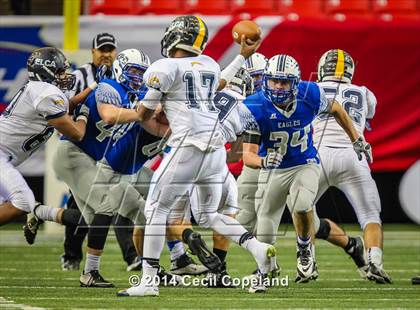 Thumbnail 3 in Eagle's Landing Christian Academy vs. Mount Paran Christian (GHSA 1A Private Final) photogallery.