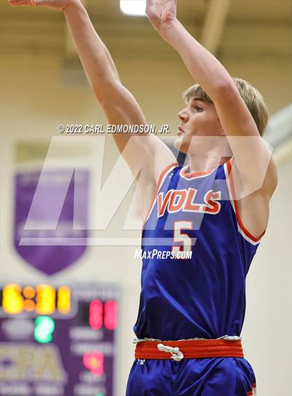 Thumbnail 1 in Starkville Academy vs Clarksville Academy photogallery.
