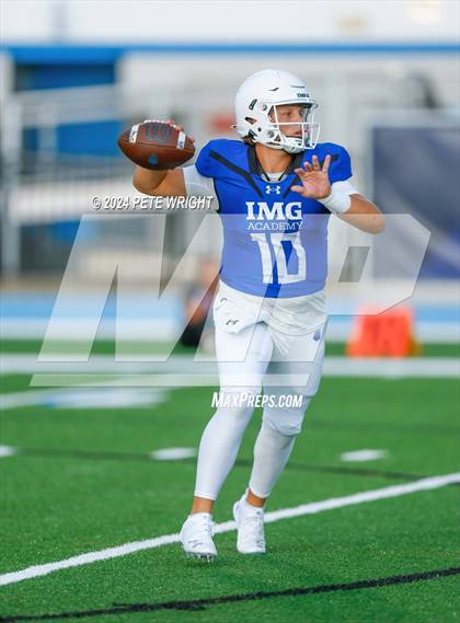Thumbnail 1 in Zephyrhills Christian Academy vs IMG Academy Blue photogallery.