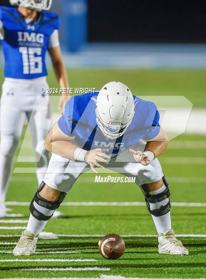 Thumbnail 3 in Zephyrhills Christian Academy vs IMG Academy Blue photogallery.