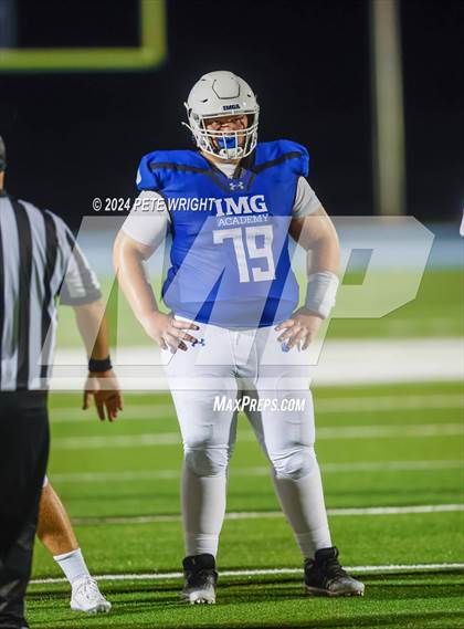 Thumbnail 3 in Zephyrhills Christian Academy vs IMG Academy Blue photogallery.