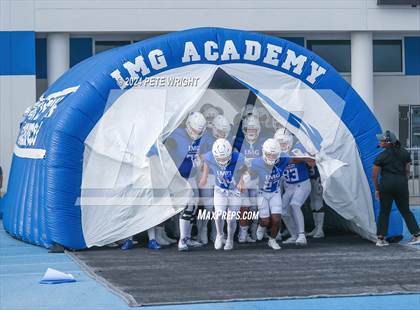 Thumbnail 1 in Zephyrhills Christian Academy vs IMG Academy Blue photogallery.