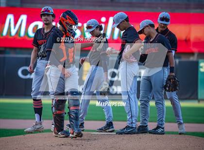 Thumbnail 2 in Marysville vs. Bradshaw Christian (@ Sutter Health Park) photogallery.