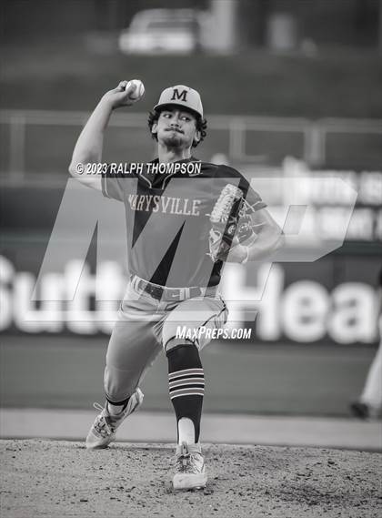 Thumbnail 1 in Marysville vs. Bradshaw Christian (@ Sutter Health Park) photogallery.