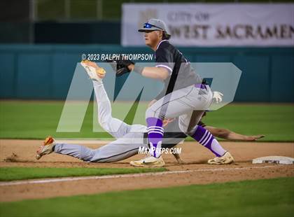 Thumbnail 2 in Marysville vs. Bradshaw Christian (@ Sutter Health Park) photogallery.