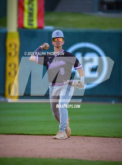 Thumbnail 2 in Marysville vs. Bradshaw Christian (@ Sutter Health Park) photogallery.